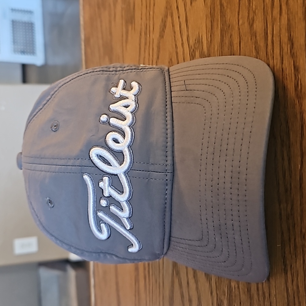 Titleist FJ Pro V1 Hat Footjoy Gray Baseball Hat Adjustable